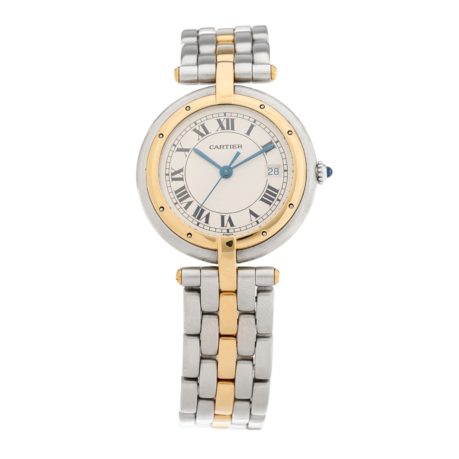 Cartier Stainless Steel 18K Yellow Gold 29mm Panthere Vendome Quartz Watch 1 of 4