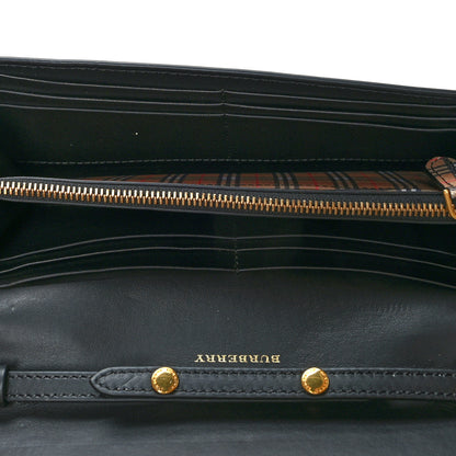 Burberry Calfskin Vintage Check Crossbody Archive Beige Black 4 of 8