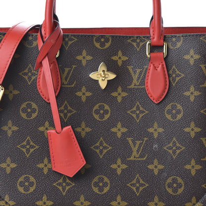 Louis Vuitton Monogram Flower Tote Coquelicot 10 of 11