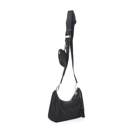 Prada Nylon Re-Edition 2005 Shoulder Bag Black 2 of 9