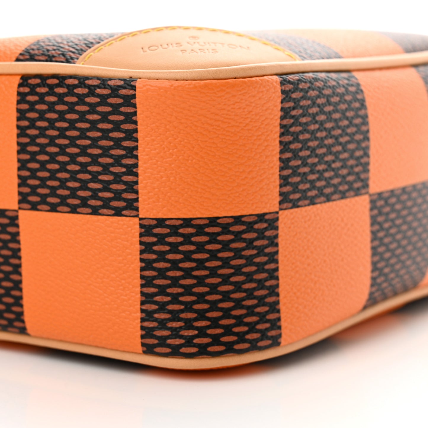 Damier Pop Chess Messenger Orange