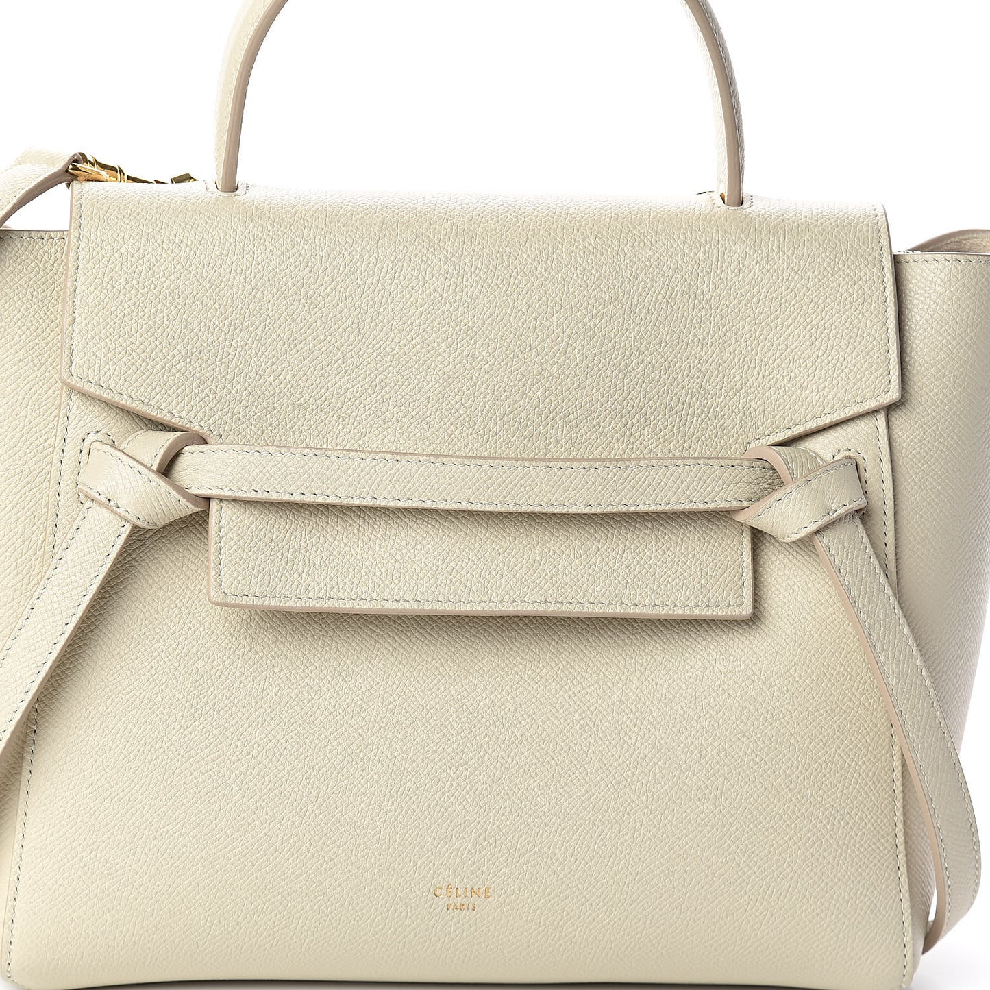 Grained Calfskin Micro Belt Bag Linen