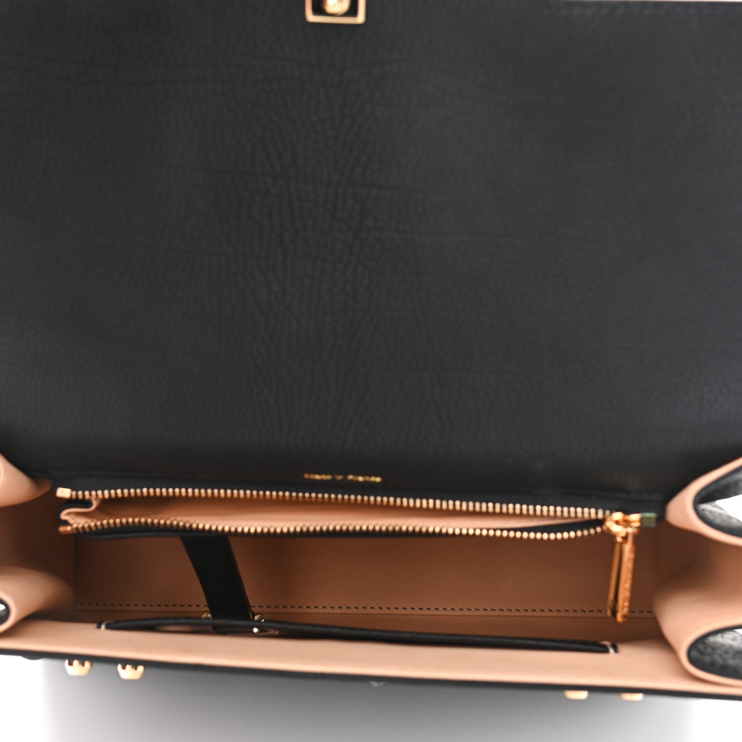 Delvaux Crispy Calfskin MM Tempete Satchel Black 5 of 15