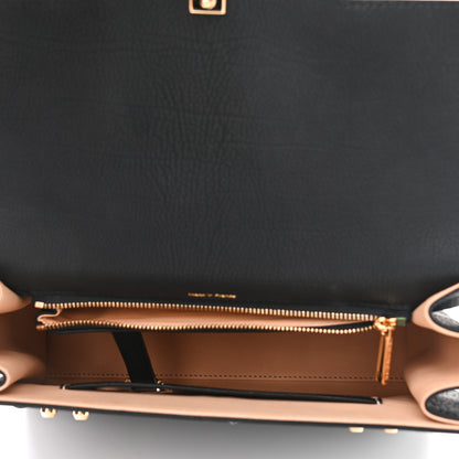 Delvaux Crispy Calfskin MM Tempete Satchel Black 5 of 15