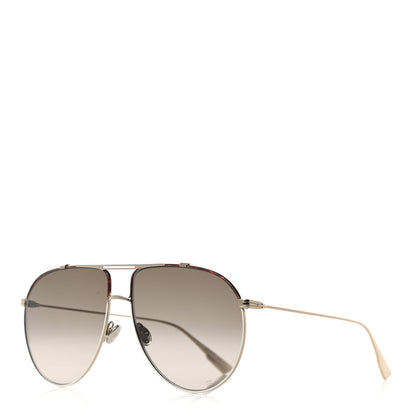 Christian Dior Metal Monsieur 1 Sunglasses Light Gold Havana 1 of 6