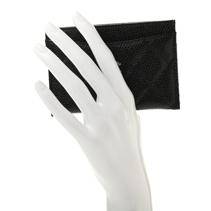 Chanel Caviar Quilted Card Holder Black 2 of 3