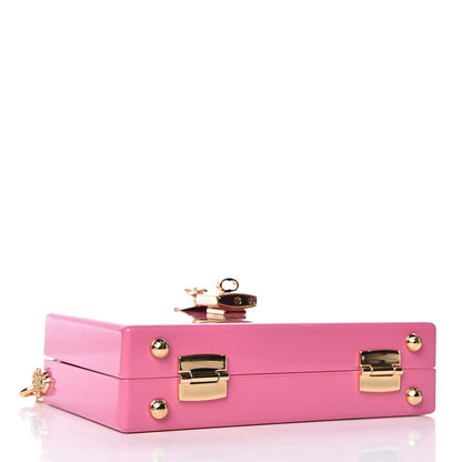 Dolce & Gabbana Acrylic Fruit Print Dolce Box Clutch Pink 4 of 9