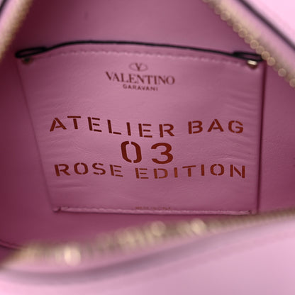 Valentino Garavani Nappa Atelier 03 Rose Edition Round Crossbody Bag Pink Borealis 5 of 10