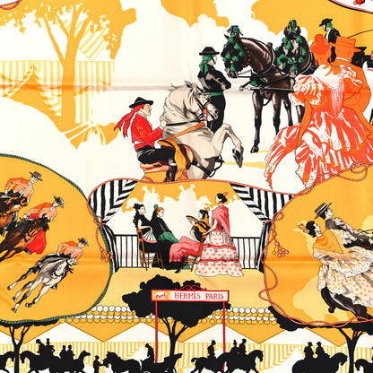 Hermes Silk Feria de Sevilla Scarf 90 2 of 3