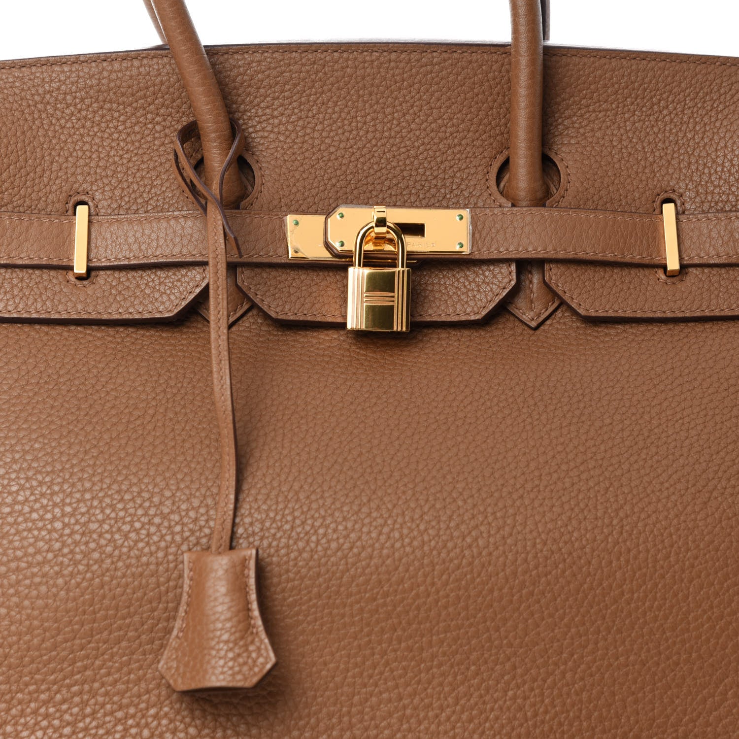 Hermes Taurillon Clemence Birkin 35 Alezan 12 of 12