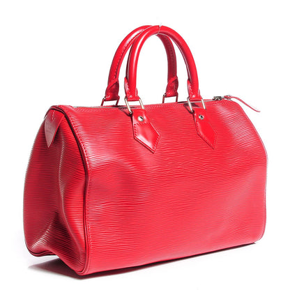 Louis Vuitton Epi Speedy 25 Rouge 3 of 7