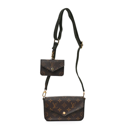 Louis Vuitton Monogram Felicie Strap & Go Kaki 1 of 7