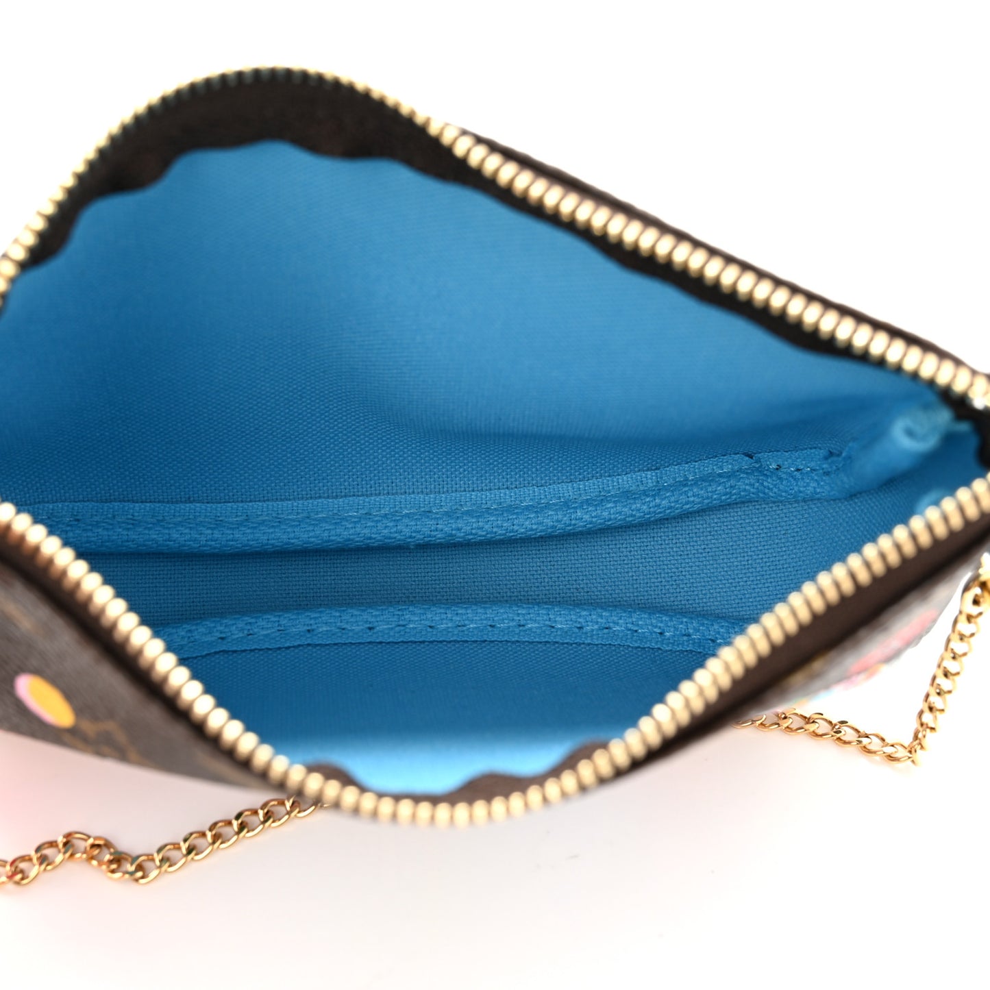 Monogram 2022 Christmas Animation Tokyo Mini Pochette Accessories Blue