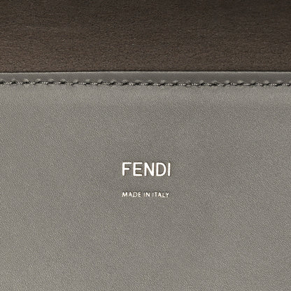 Fendi Vitello King Plexiglass Logo Embossed Medium Fendi Sunshine Shopper Tote Moon 6 of 8