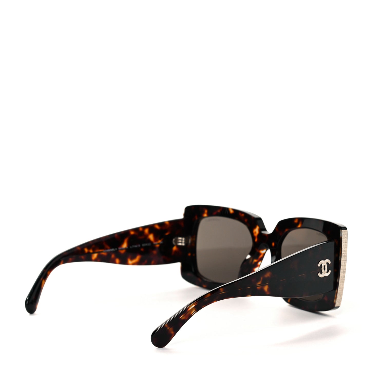 Acetate Rectangle Sunglasses 5435 Tortoise