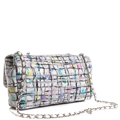 Chanel Calfskin Hand Painted Graffiti Flap Multicolor 3 of 9