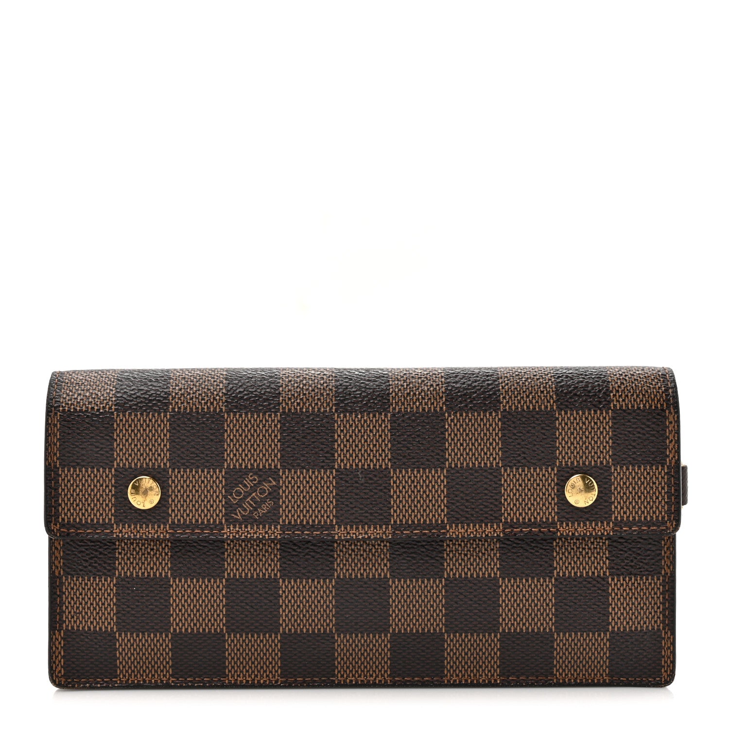 Louis Vuitton Damier Ebene Portefeuille Long Modulable Wallet 1 of 15