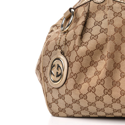 Gucci Monogram Medium Sukey Tote Champagne 13 of 14