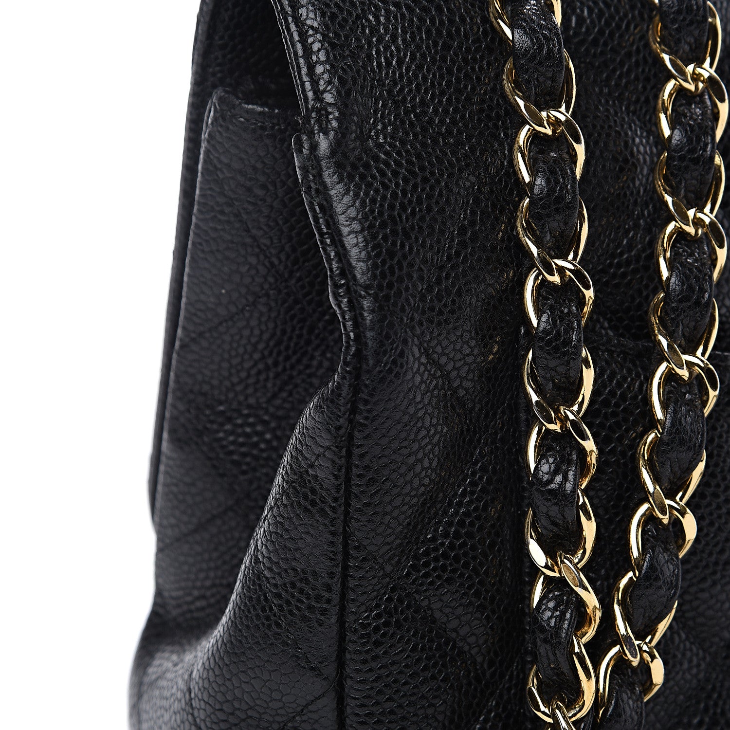 Chanel Caviar Quilted Jumbo Single Flap Black 7 of 15