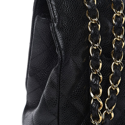 Chanel Caviar Quilted Jumbo Single Flap Black 7 of 15