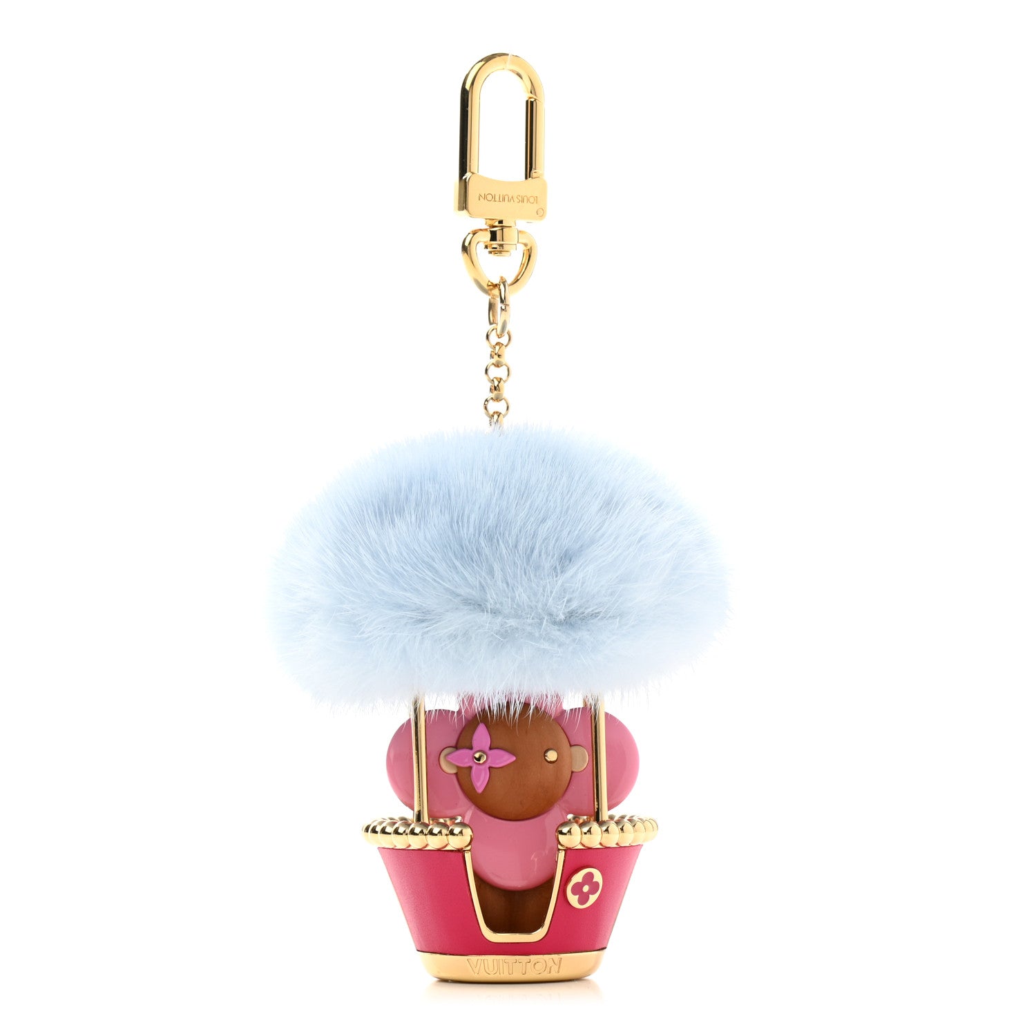 Louis Vuitton Mink Fur Fun Fair Big Wheel Bag Charm Key Holder 1 of 4