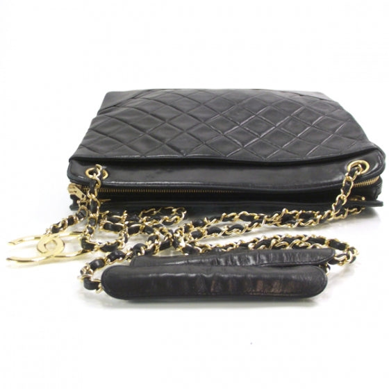 Chanel Lambskin Shopping Tote Black 5 of 12