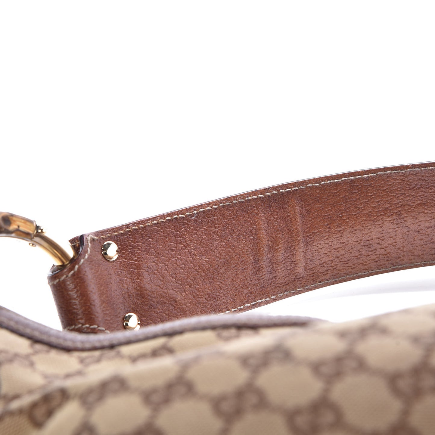 Monogram Bamboo Ring Hobo Brown