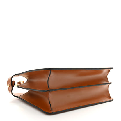 Fendi Vitello King Luxor Shiny Nappa Medium Peekaboo I SEE U East West Satchel Brandy Light Rose 4 of 10