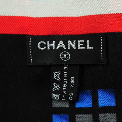 Chanel Silk Twill CC Pixel Scarf Multicolor 4 of 4