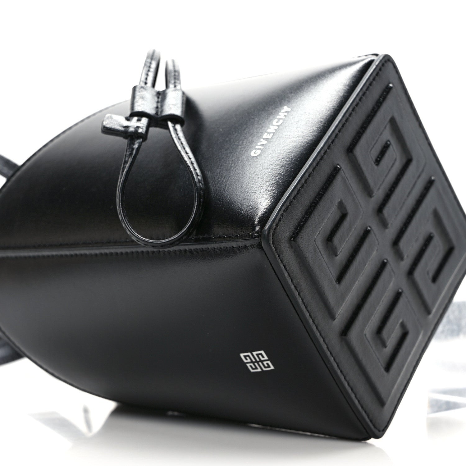 Givenchy Box Calfskin Mini Cut Out Crossbody Bag Black 7 of 8