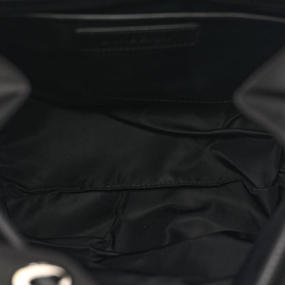 Burberry Nylon Logo Print Medium Rucksack Backpack Black 5 of 10