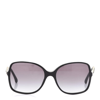 Chanel Lambskin Square Chain Sunglasses 5210-Q Black 2 of 6