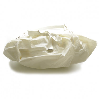 Christian Dior Satin Leather Ballet Evening Bag Ivory 4 of 9
