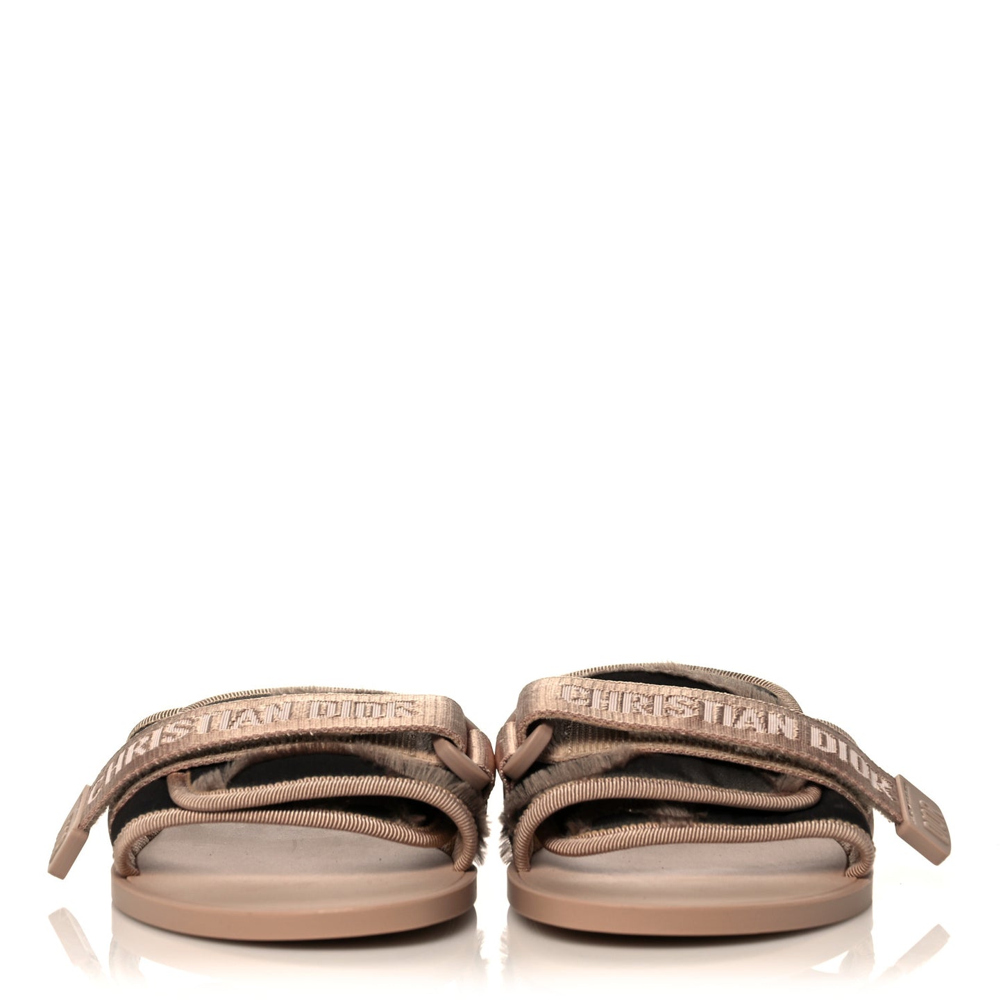 Nylon Camouflage Dio(r)evolution Slide Sandals 39 Nude
