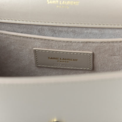 Saint Laurent Calfskin Small Classic Monogram Kate Tassel Satchel Dark Beige 8 of 11