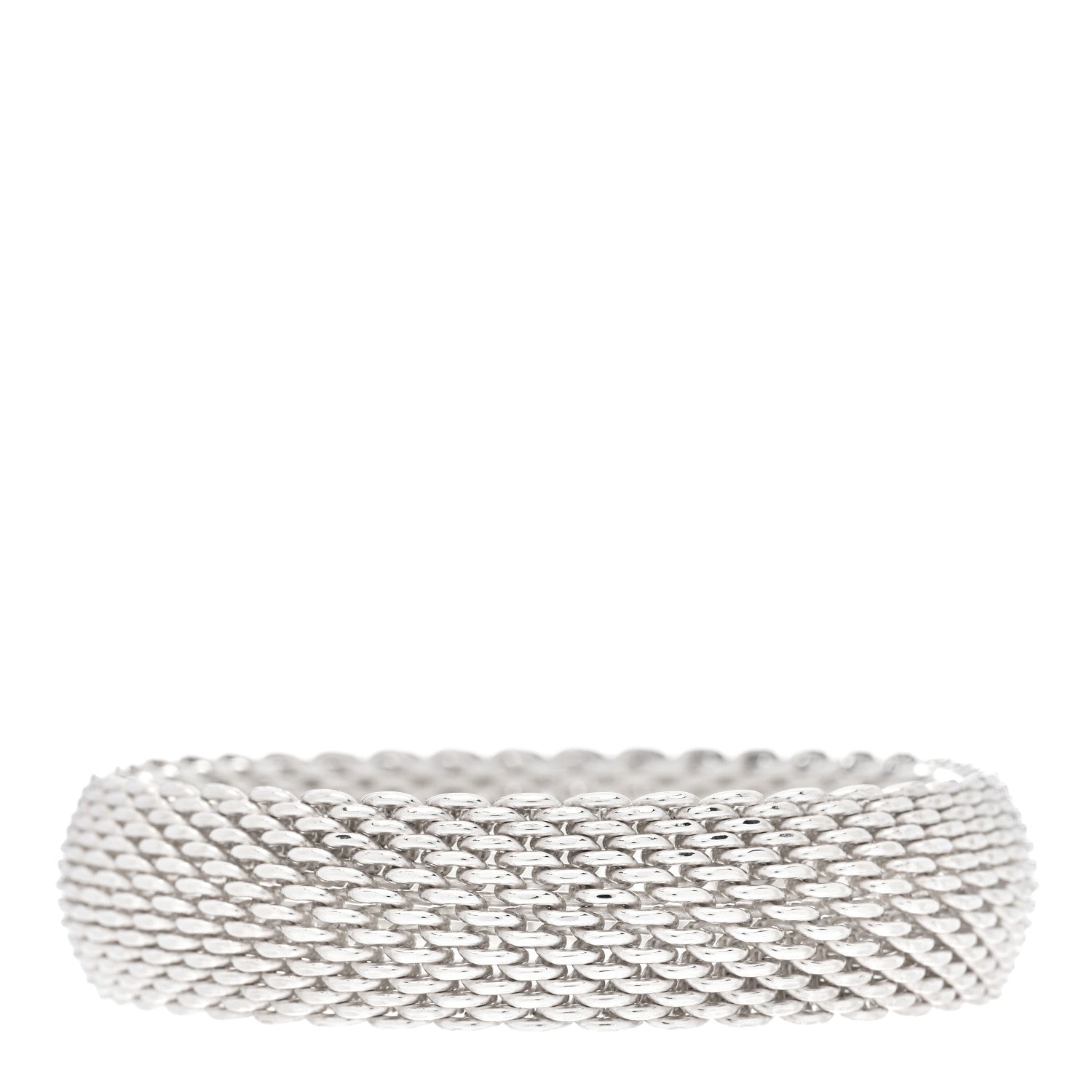 Tiffany Sterling Silver Somerset Mesh Bracelet 2 of 3