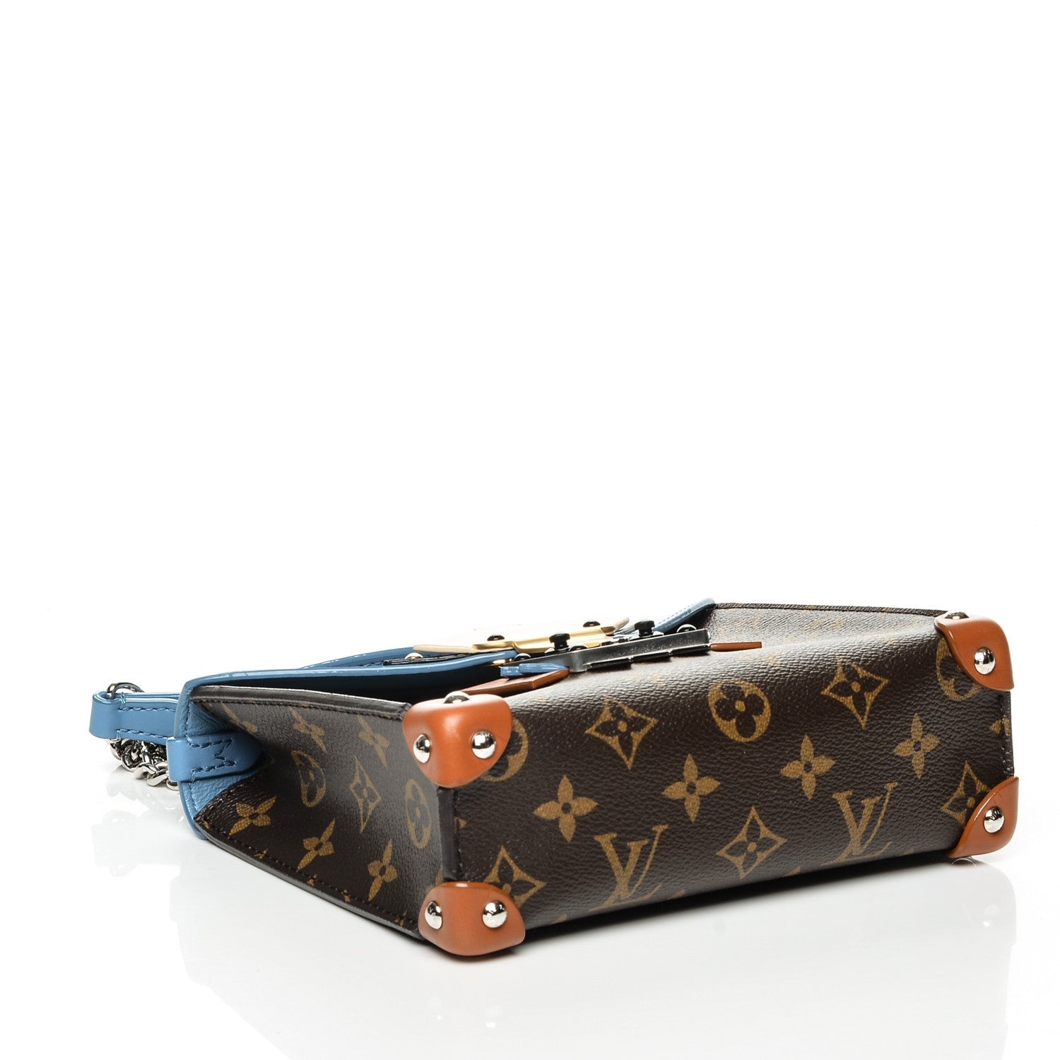 Louis Vuitton Monogram Tribal Mask Pochette PM Blue 4 of 7