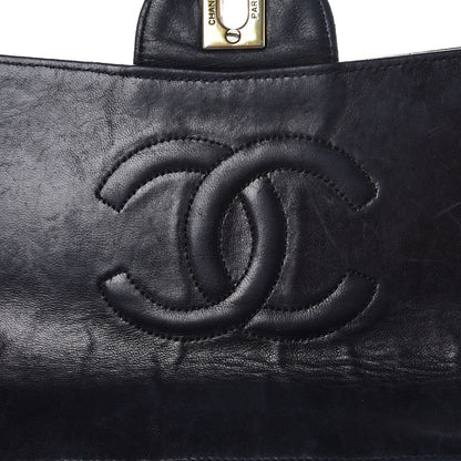 Chanel Lambskin Quilted Medium Single Flap Black 20 of 24