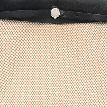 Hermes Vache Hunter Criss Viking Herbag Zip Retourne PM 31 Natural Black 7 of 9