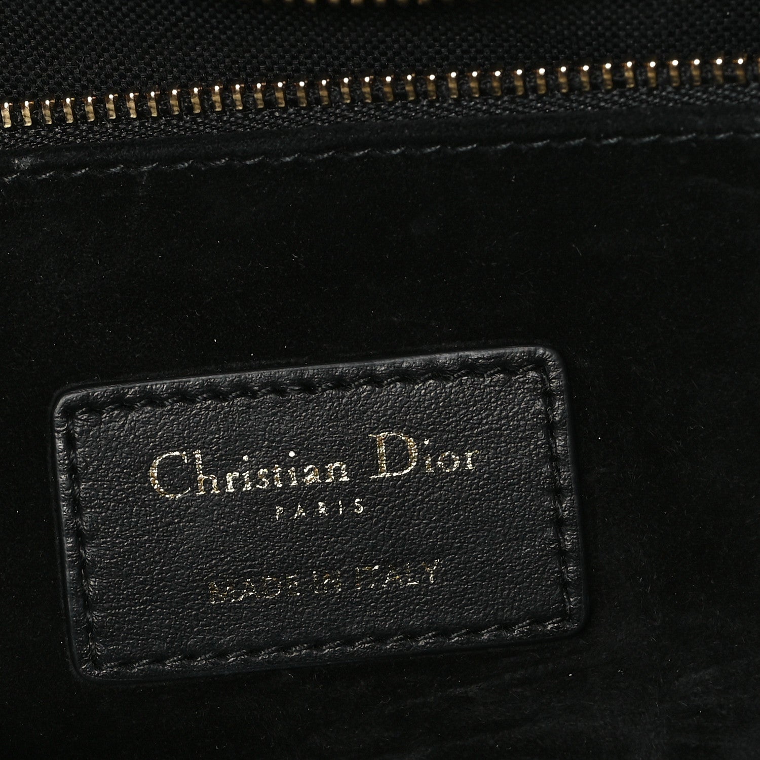 Christian Dior Calfskin Macro Cannage Medium Book Tote Black 6 of 12