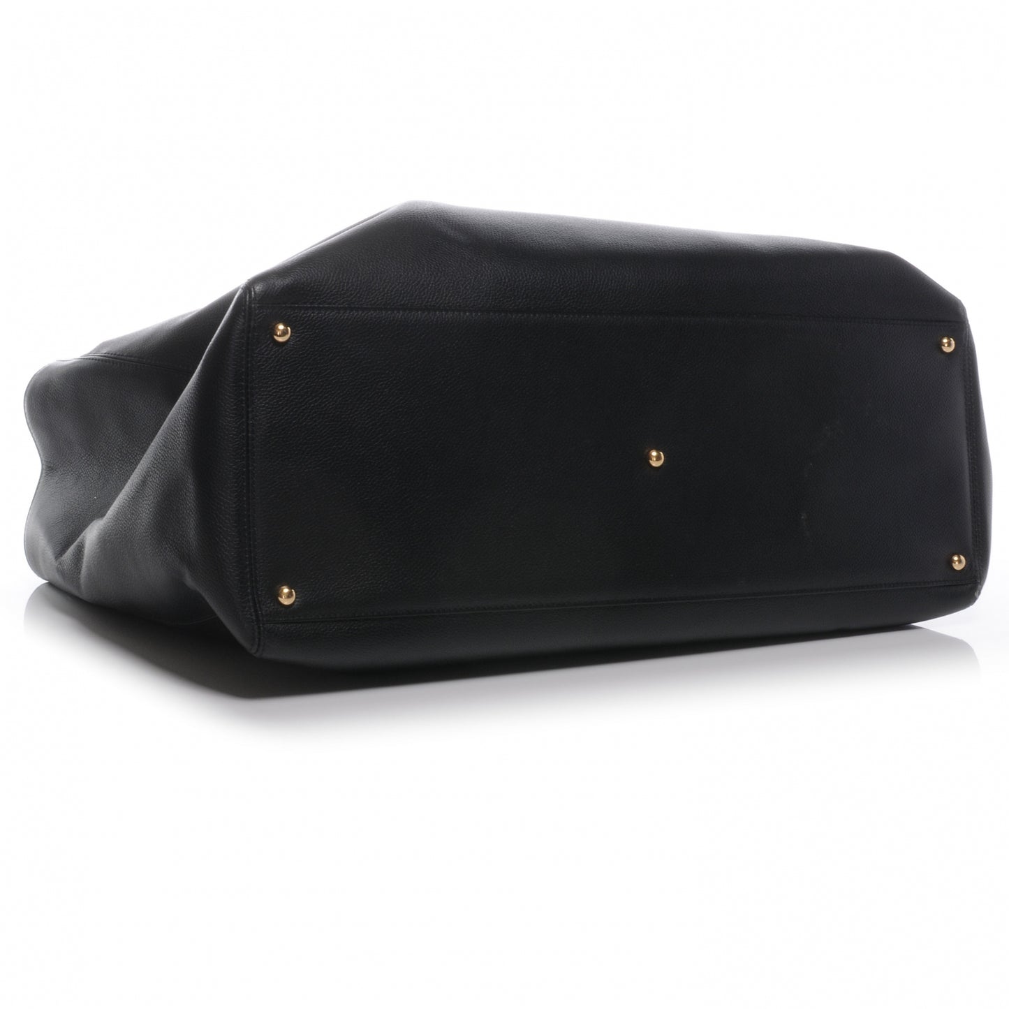 Calfskin XL Cerf Tote Black