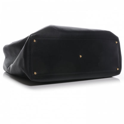 Chanel Calfskin XL Cerf Tote Black 4 of 7