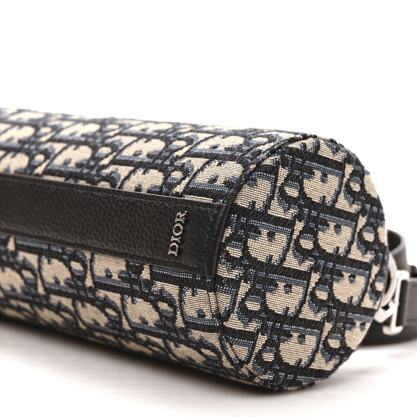 Oblique Vertical Roller Messenger Bag Blue