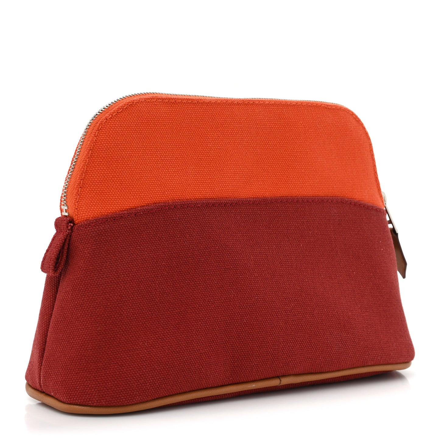 Cotton Canvas Mini Bolide Travel Cosmetic Pouch Feu Tomette