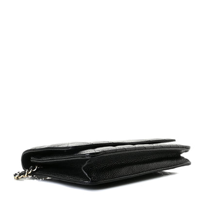 Chanel Caviar Quilted Wallet On Chain WOC Black 4 of 9