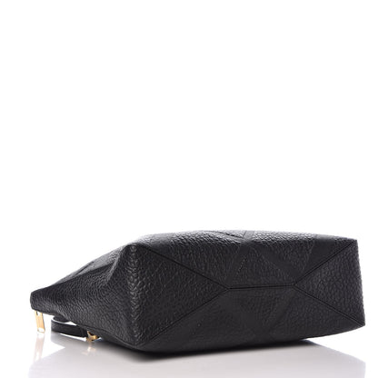 Burberry Heritage Grain Check Embossed Medium Dewsbury Tote Black 4 of 8
