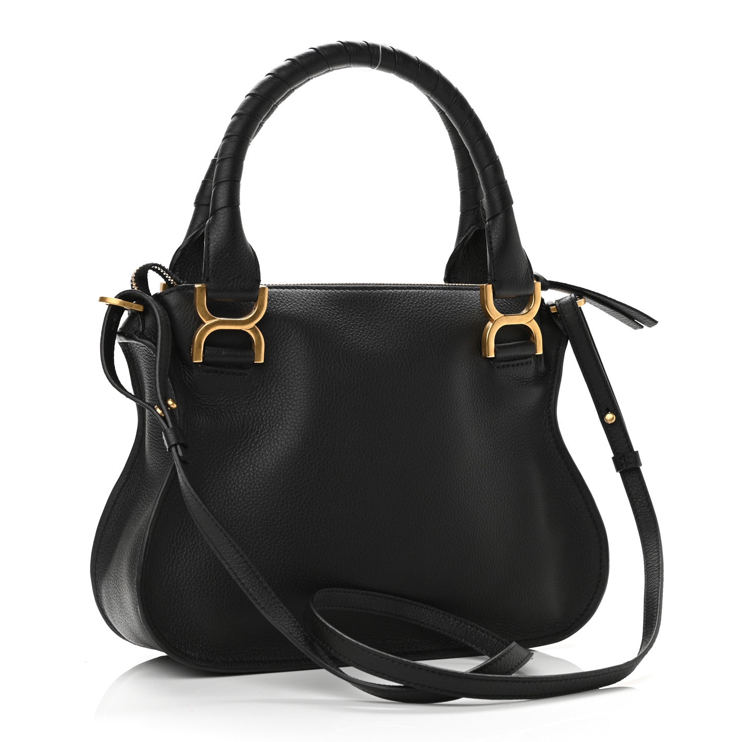 Chloe Calfskin Small Marcie Satchel Black 3 of 9