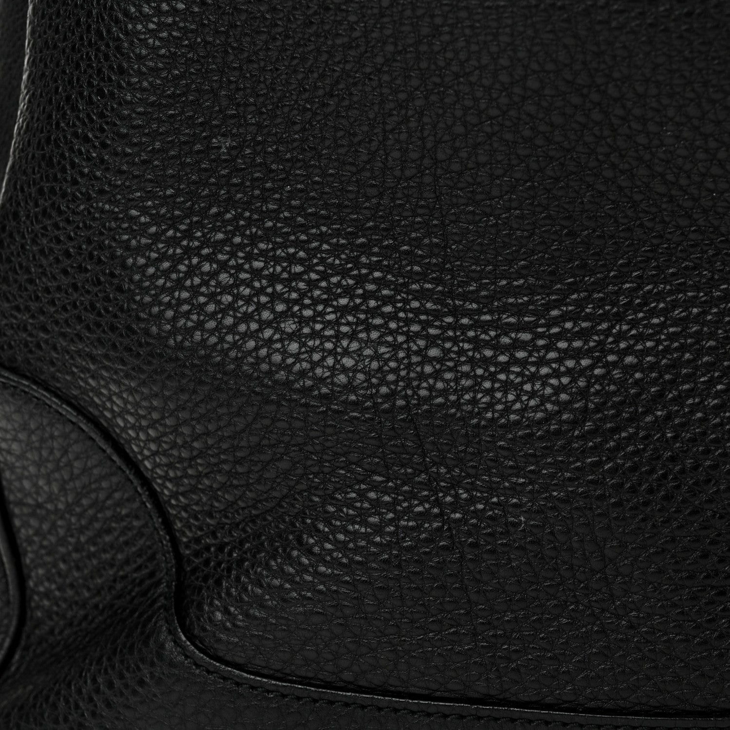 Gucci Pebbled Calfskin Medium Diana Bamboo Shoulder Bag Black 12 of 13