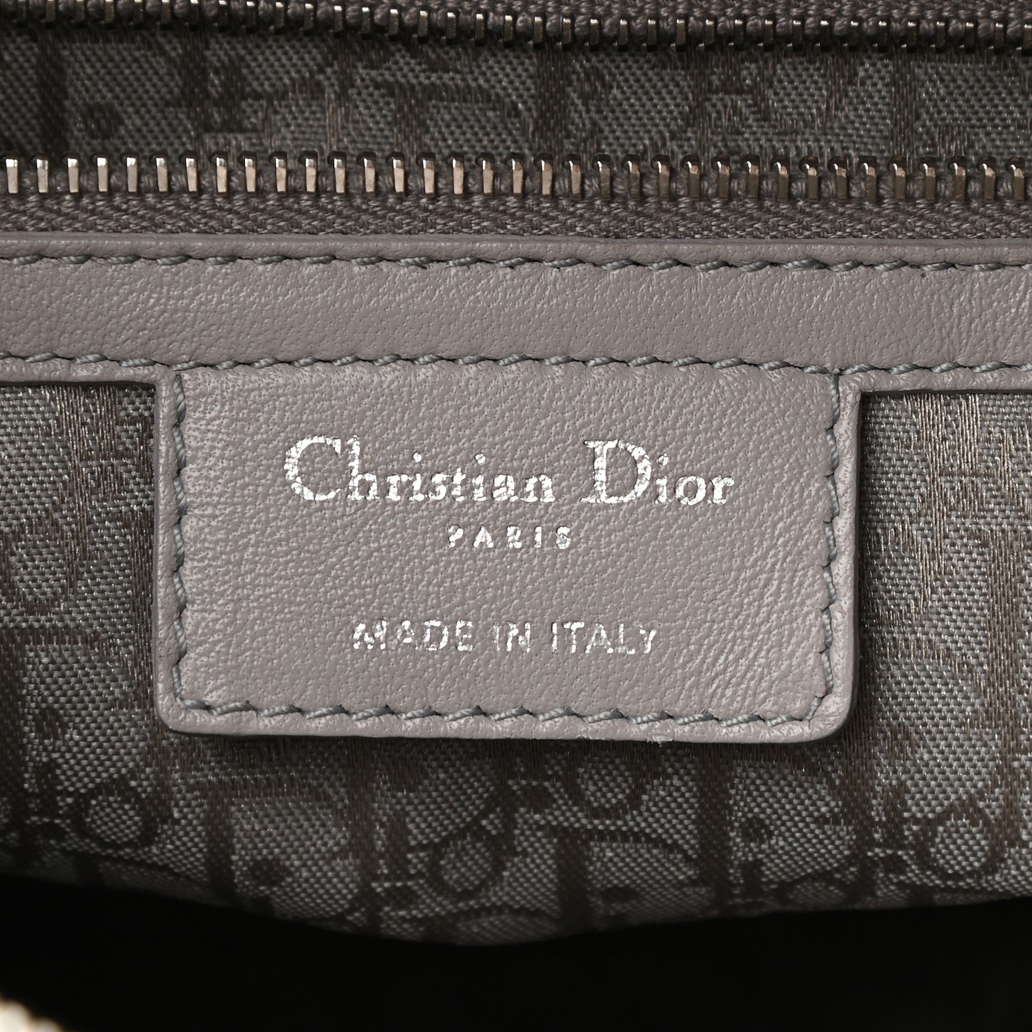Lambskin Cannage XL Lady Dior Light Grey