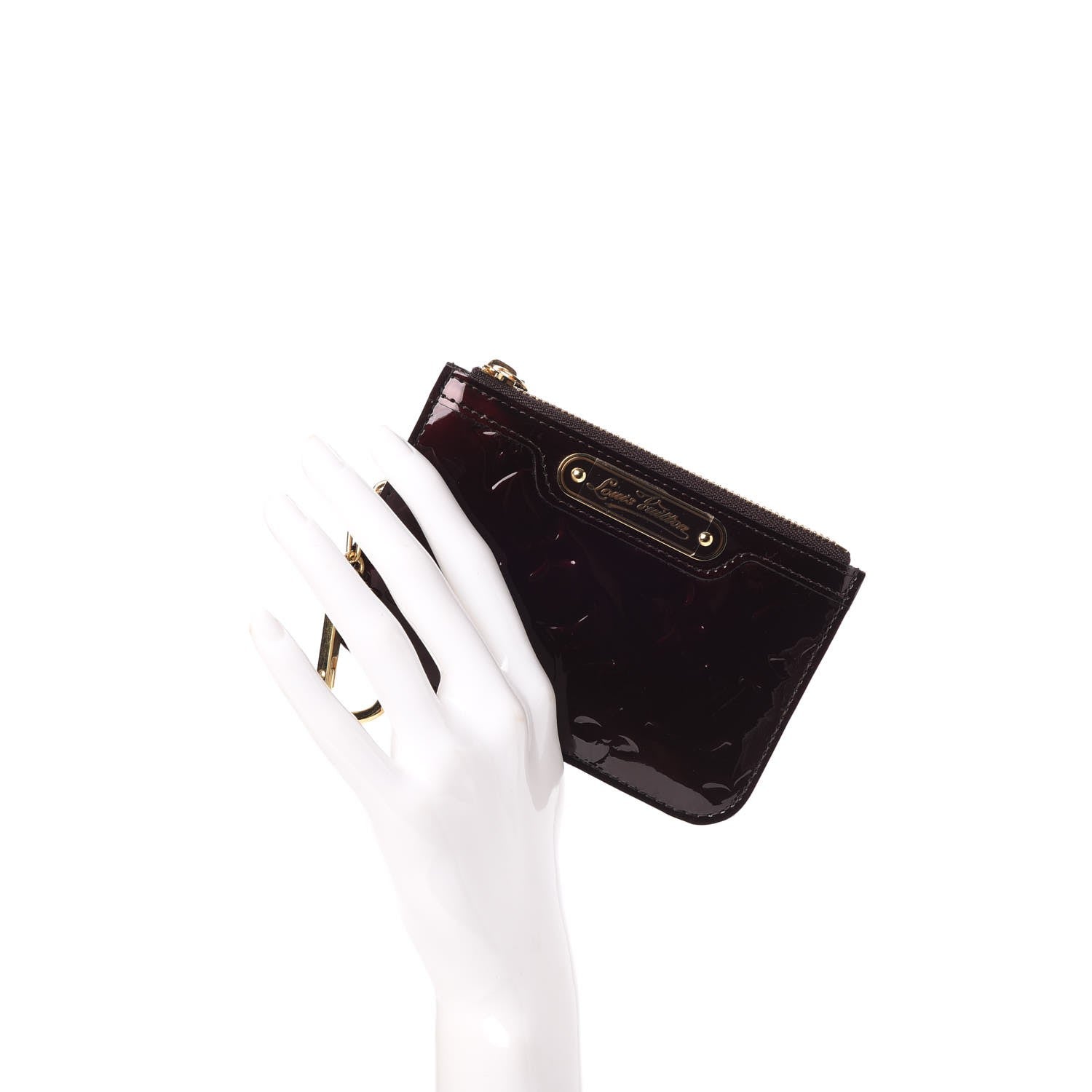 Louis Vuitton Vernis Key Pouch Amarante 2 of 7